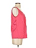 St. John Pink Sleeveless Silk Top Size S - photo 4