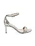Tory Burch Metallic Silver Gold Heels Size 8 - photo 1