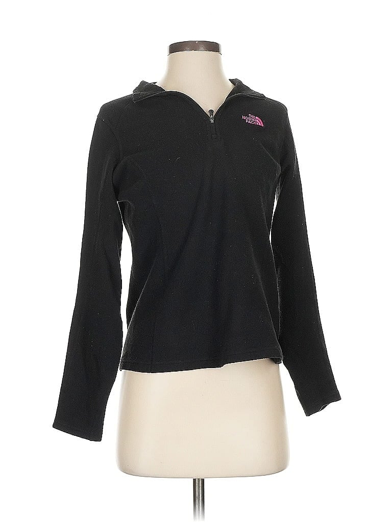 Pre-owned The North Face Cardigan Sweater In Black