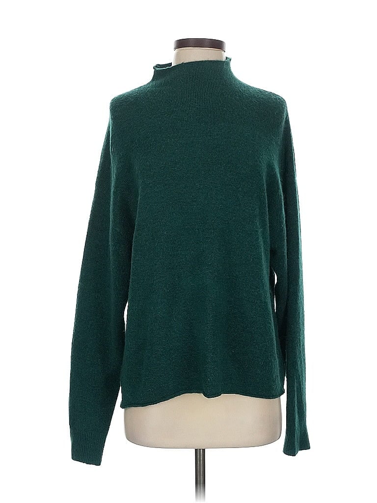 Pre-owned Leith Turtleneck Sweater In Green