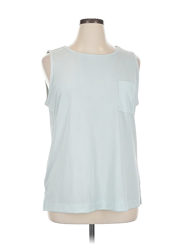 ANN TAYLOR FACTORY Pre-owned Sleeveless Blouse In Blue