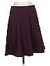 Ann Taylor LOFT Outlet Solid Burgundy Casual Skirt Size S - photo 1
