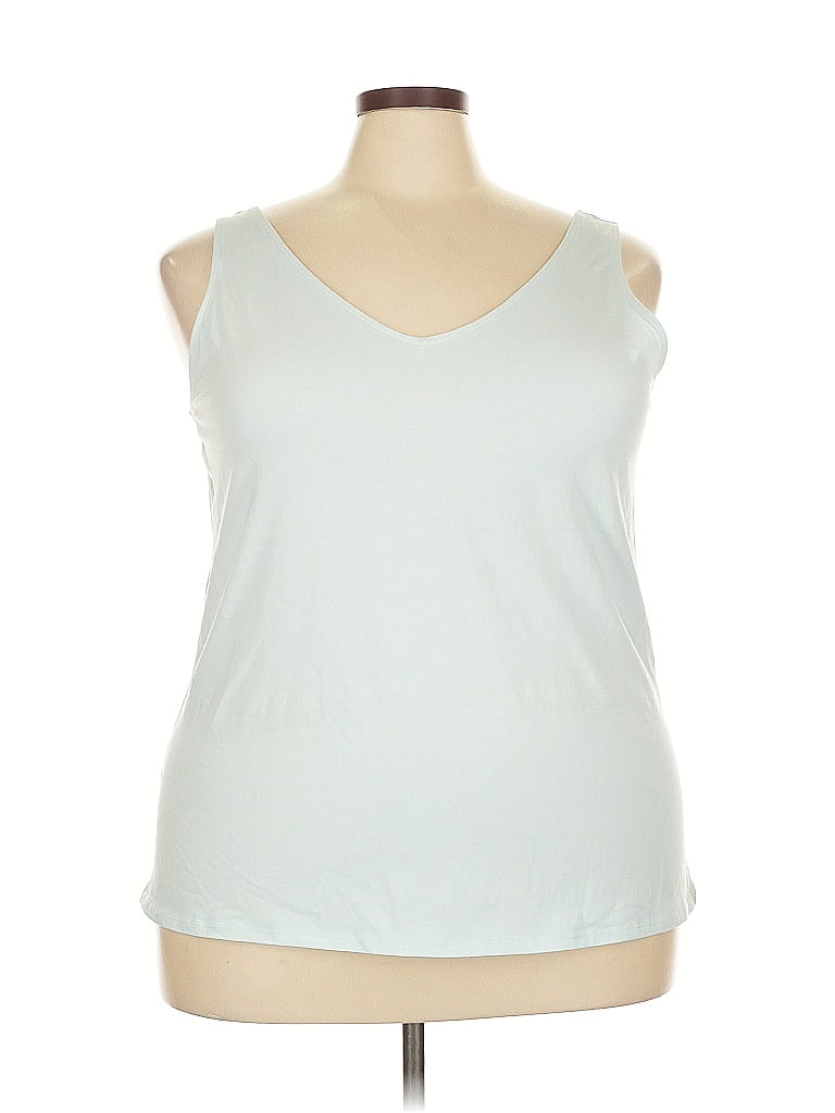 Click to view more detailed imagery on our partner's website Pre-owned Jjill Sleeveless Top Teal Sweetheart Neckline Tops In Blue