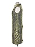 Kay Unger Animal Print Green Cocktail Dress Size 10 - photo 5