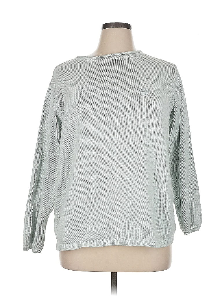 Pre-owned Dkny Pullover Sweater In Silver