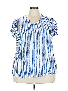 Agnes Orinda Short Sleeve Blouse