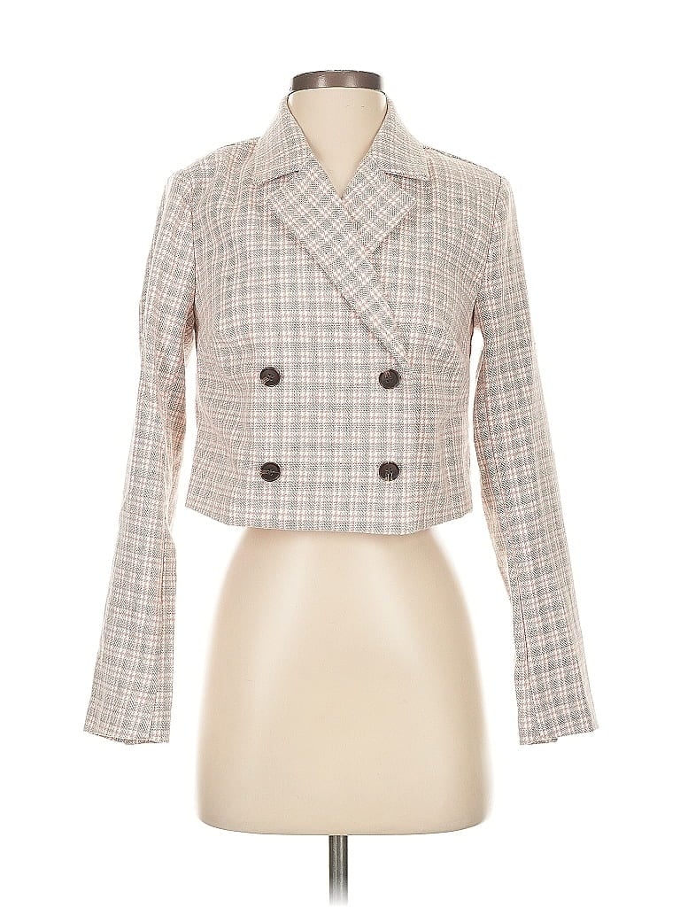 Pre-owned Bcbgeneration Blazer Jacket In White