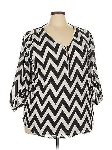 Tacera 3/4 Sleeve Blouse (view 1)