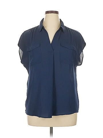 Roz & Ali Short Sleeve Blouse (view 1)