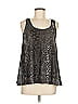 BKE Silver Sleeveless Top Size M - photo 1