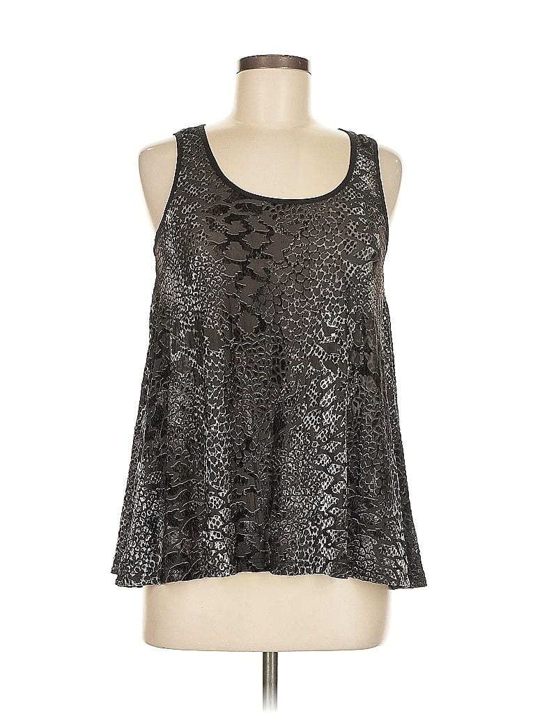 BKE Silver Sleeveless Top Size M - photo 1