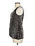 BKE Silver Sleeveless Top Size M - photo 4