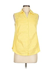 Christopher & Banks Sleeveless Button Down Shirt