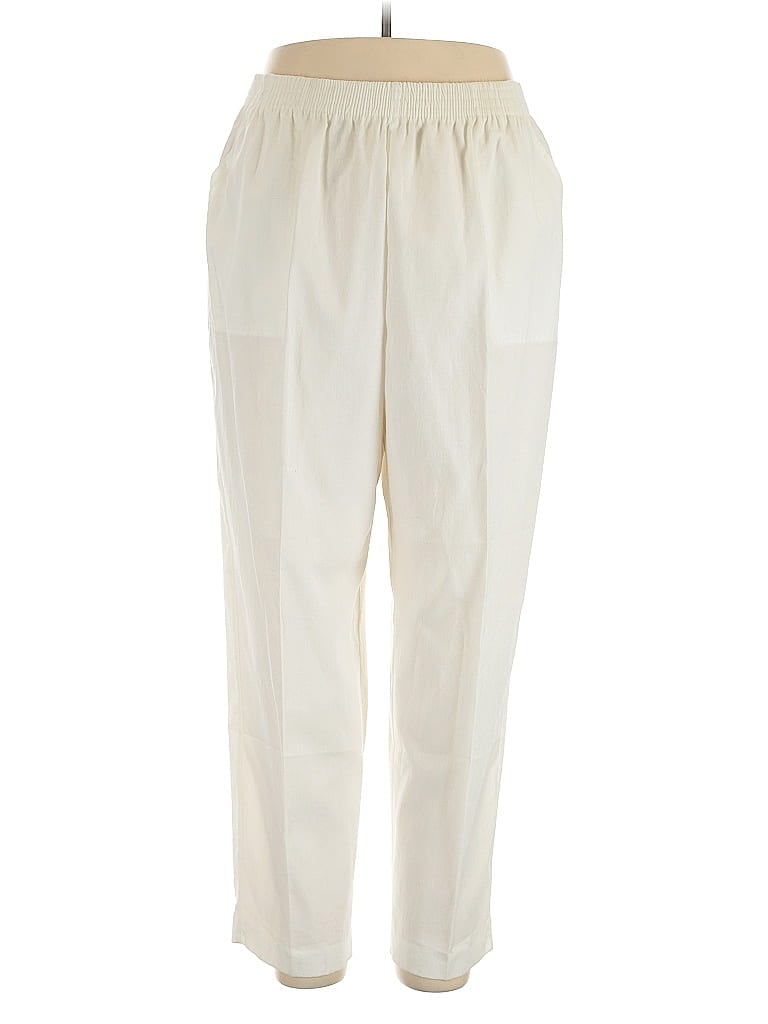 Alfred Dunner Casual Pants In White