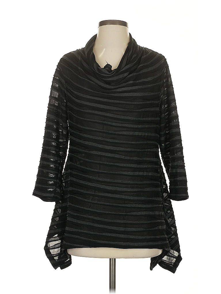CUT.LOOSE Pre-owned 3/4 Sleeve Blouse In Black