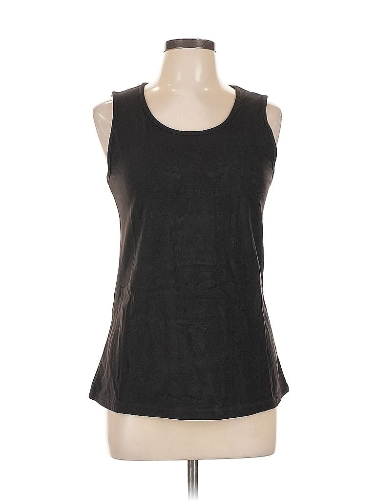 Pre-owned Assorted Brands Sleeveless T-shirt In Black