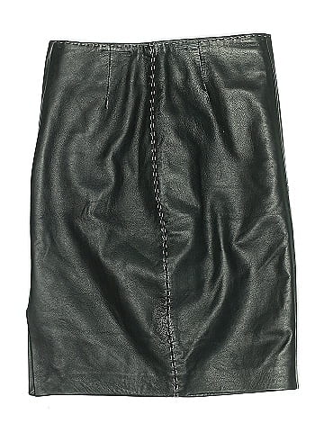 Neiman Marcus Faux Leather Skirt (view 1)