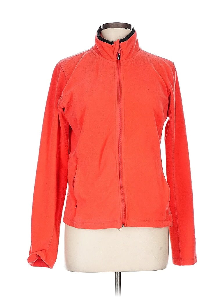 Click to view more detailed imagery on our partner's website Pre-owned Calvin Klein Performance Cardigan Sweater In Orange