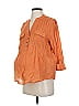 Cocomo Orange 3/4 Sleeve Blouse Size P - photo 1