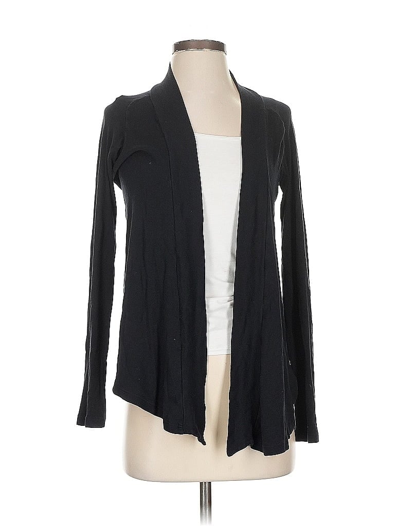 Pre-owned Splendid Cardigan Sweater In Black