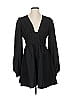 PrettyLittleThing 100% Polyester Black Casual Dress Size 4 - photo 1
