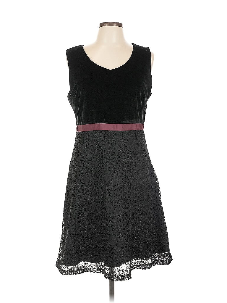 Mystree Black Casual Dress Size L - photo 1