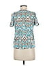 Jones Studio Teal Silver Short Sleeve Top Size M (estimated) - photo 3