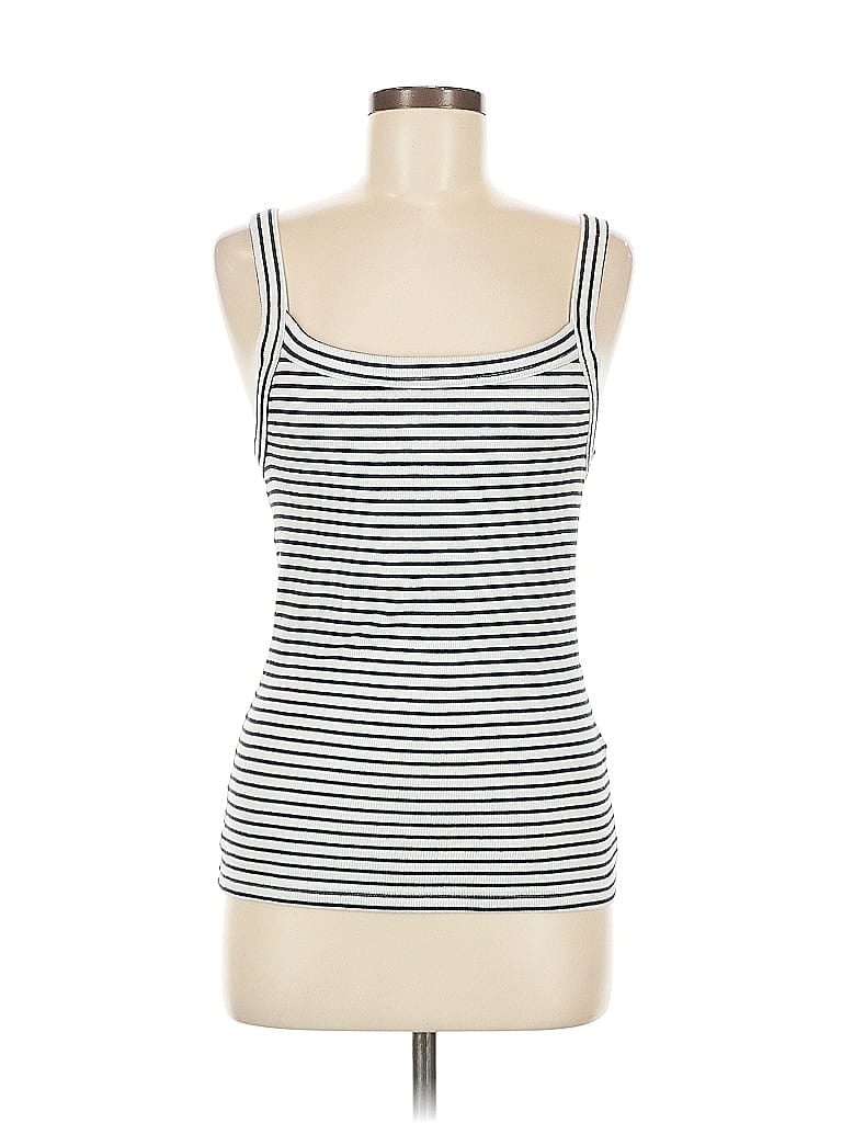 Pre-owned Banana Republic Tank Top White Strapless Neckline Tops