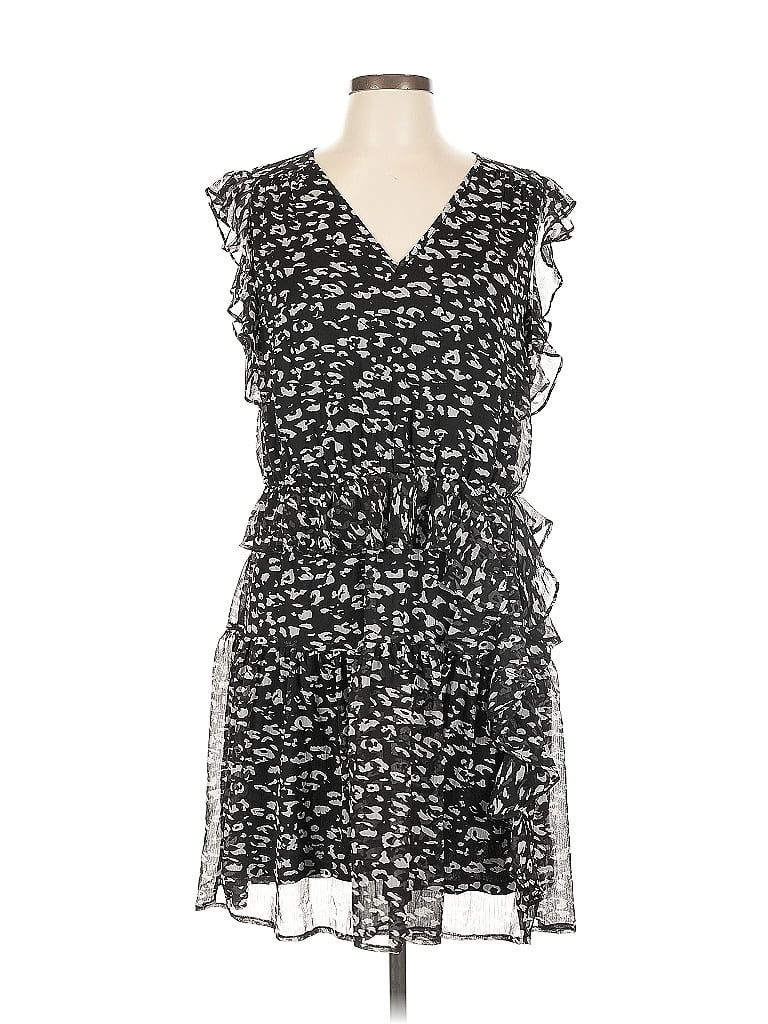 Pre-owned Simply Vera Vera Wang Casual Dress In Black