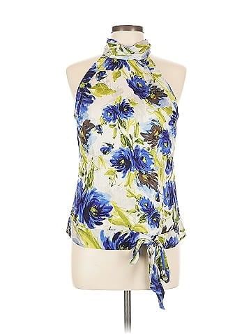 Cache Sleeveless Silk Top (view 1)