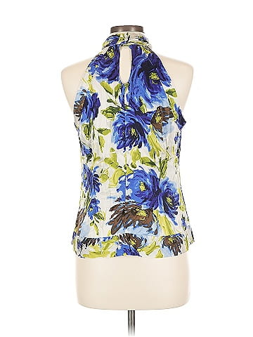 Cache Sleeveless Silk Top (view 2)
