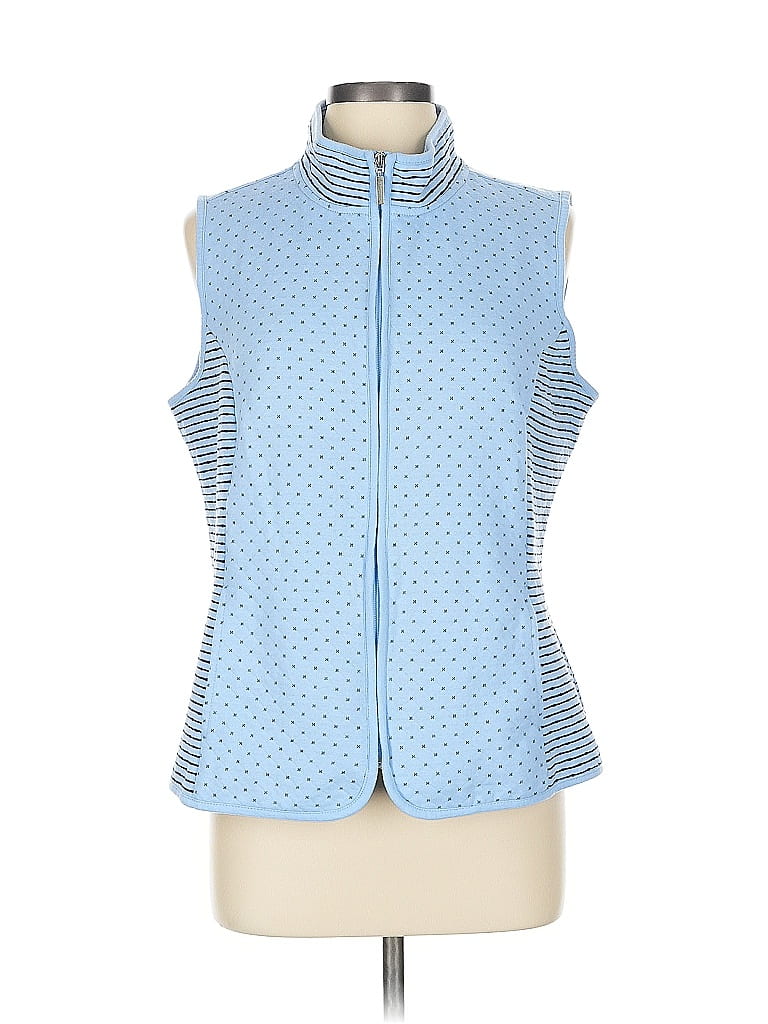 Pre-owned Kim Rogers Vest In Blue