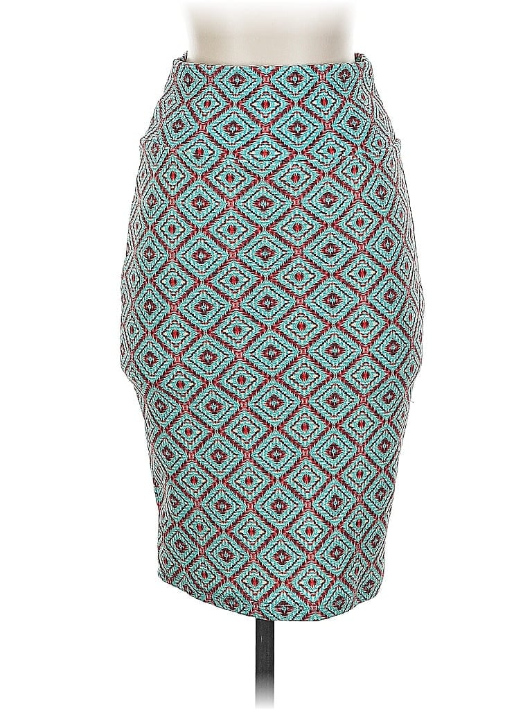 Pre-owned Lularoe Casual Skirt In Blue
