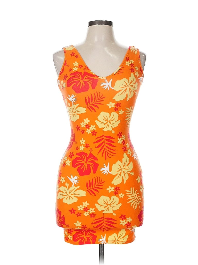 Pre-owned Wild Fable Casual Dress In Orange