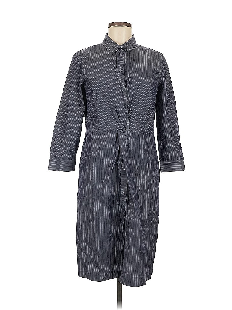Lafayette 148 New York Gray Casual Dress Size 8 - photo 1
