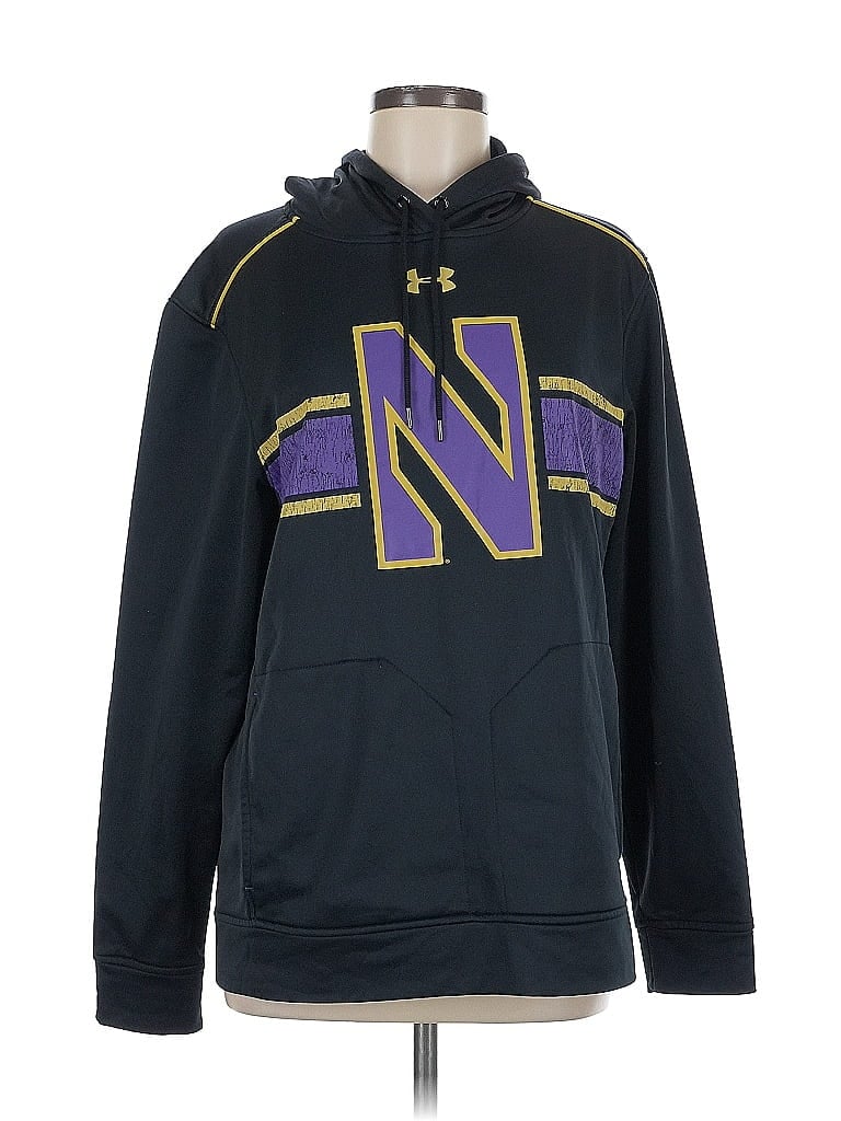 Pre-owned Under Armour Pullover Hoodie In Black