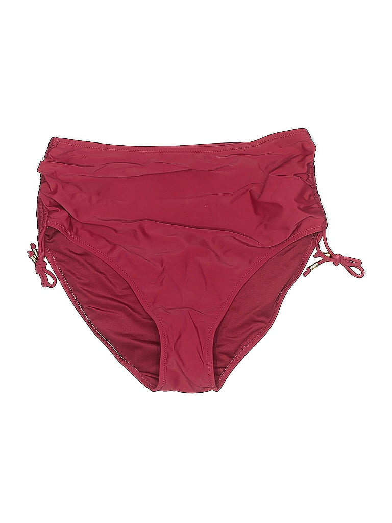 Pre-owned Assorted Brands Swimsuit Bottoms In Burgundy