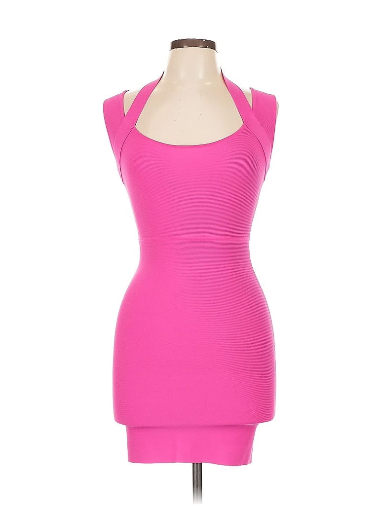 Pre-owned Bcbgmaxazria Cocktail Dress In Pink
