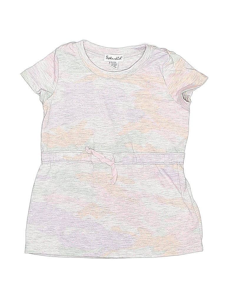 Click to view more detailed imagery on our partner's website Pre-owned Splendid Babies' Short Sleeve Top Pink Keyhole Neckline Tops