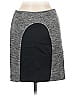 See By Chloé Color Block Gray Wool Skirt Size 6 - photo 2