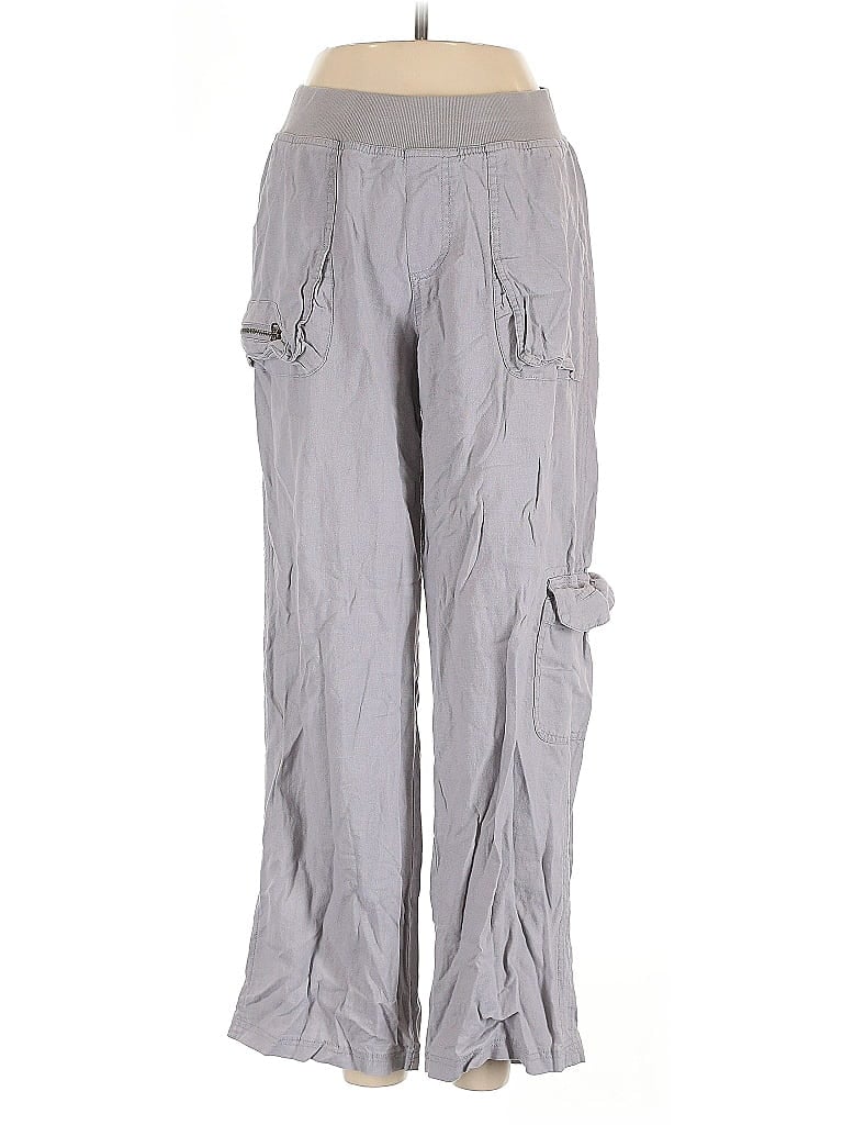 Pre-owned Soft Surroundings Cargo Pants In Gray