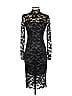 ML Monique Lhuillier 100% Polyester Black Cocktail Dress Size 2 - photo 1