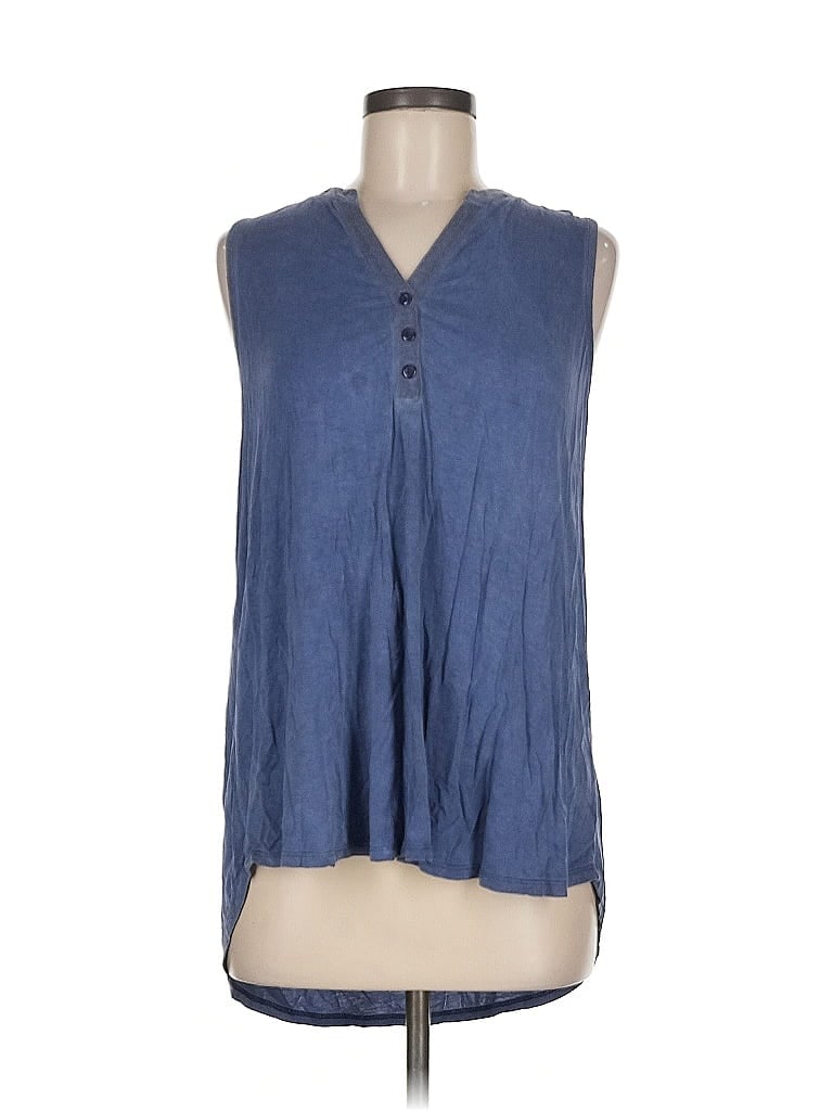 Pre-owned Cable & Gauge Sleeveless T-shirt In Blue