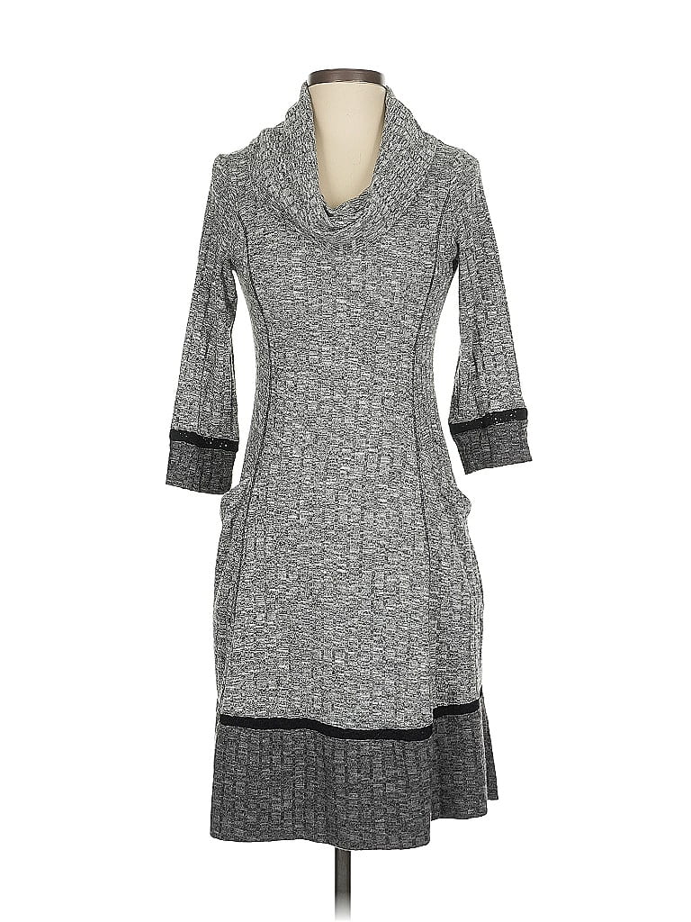 Pre-owned Signature By Robbie Bee Pullover Sweater In Gray