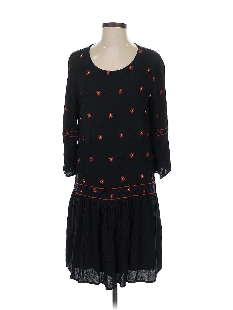 Pre-owned Hinge Casual Dress In Black