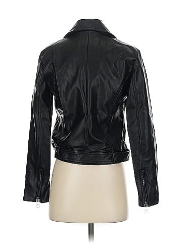 Elodie Faux Leather Jacket (view 2)