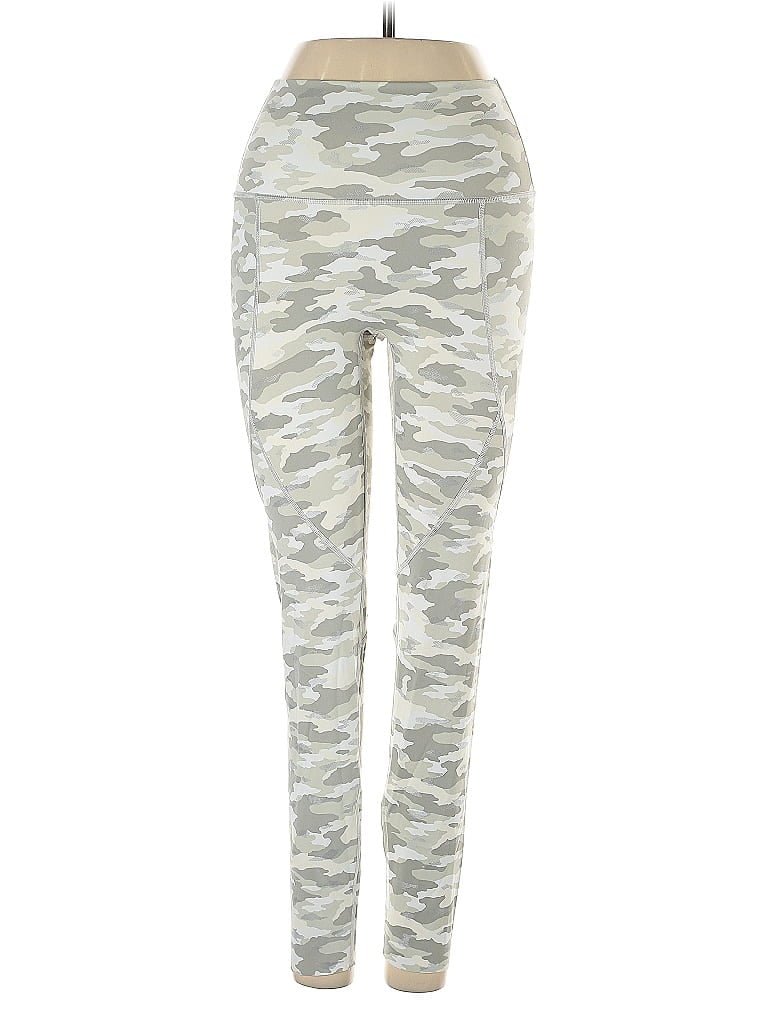 Pre-owned Aerie Active Pants In Silver