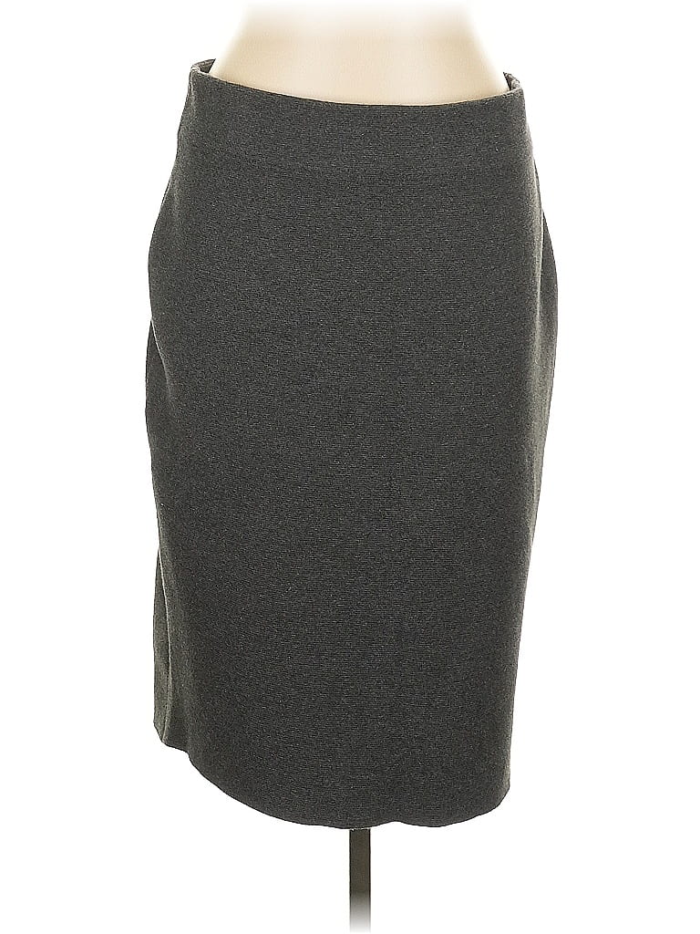 Pre-owned Chaps Formal Skirt In Gray