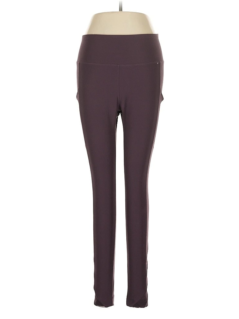 Pre-owned Mondetta Active Pants In Burgundy