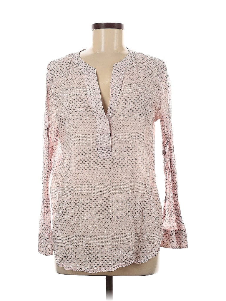 Pre-owned Two By Vince Camuto Long Sleeve Blouse In Pink